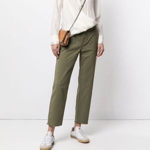 Rag and Bone Olive High Waisted Straight Leg Jean